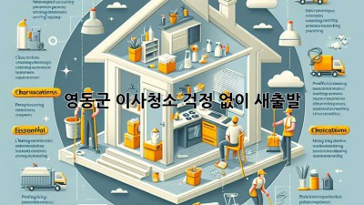 영동군 이사청소, 걱정 없이 새출발!